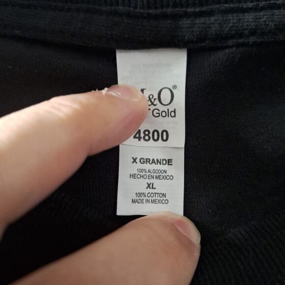 Vintage Phantom Fireworks Double Sided Graphic Print Black T-Shirt Size XL - Picture 3 of 7